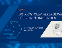 Filtergeräte - Webinar am 24.06.2025
