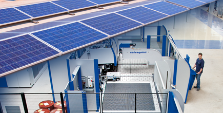 Nachhaltigkeit in Aktion, TROX Produktion mit Photovoltaikanlagen